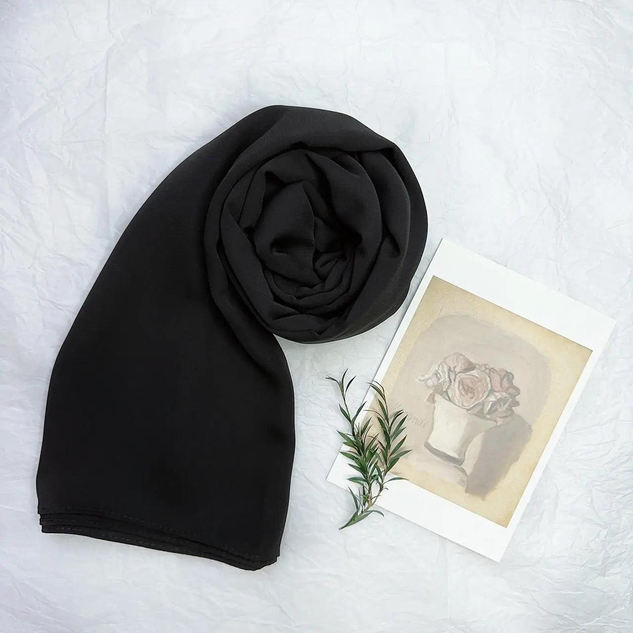 Hijab en Mousseline Haute Densité (MH005)