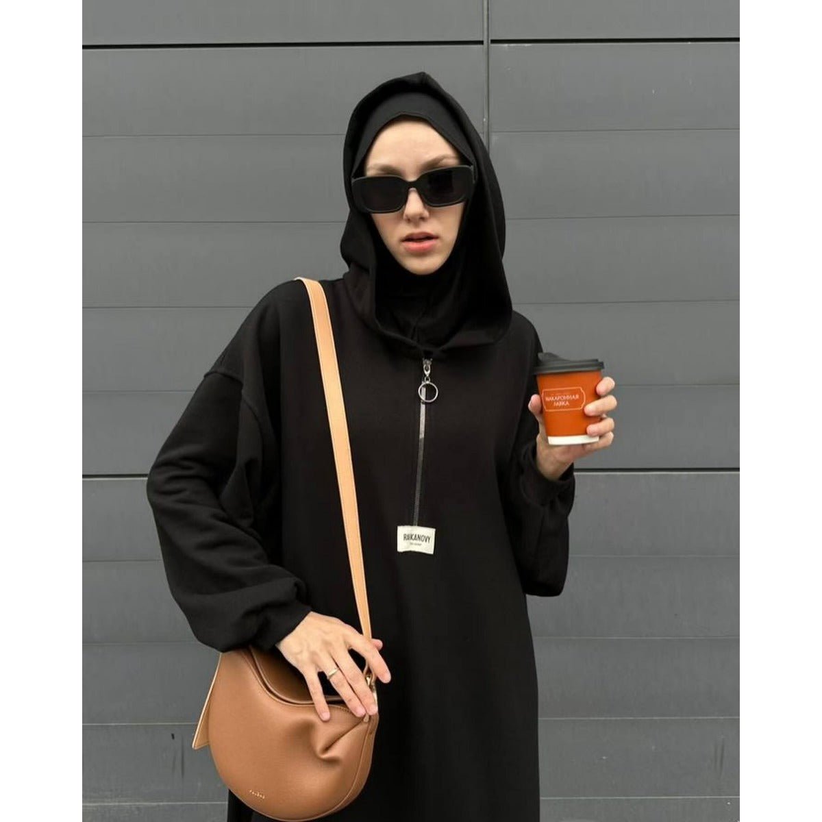 Robe Modeste à Capuche | Abaya Décontractée à Manches Longues pour Femmes Musulmanes (MA257)