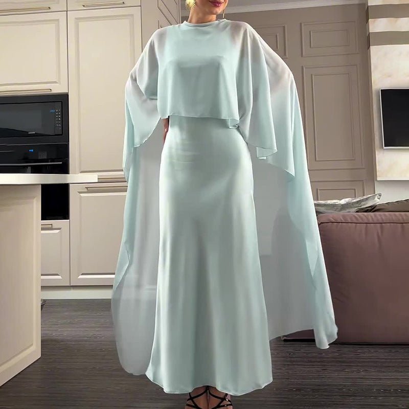 Robe Abaya avec Cape (MS320)