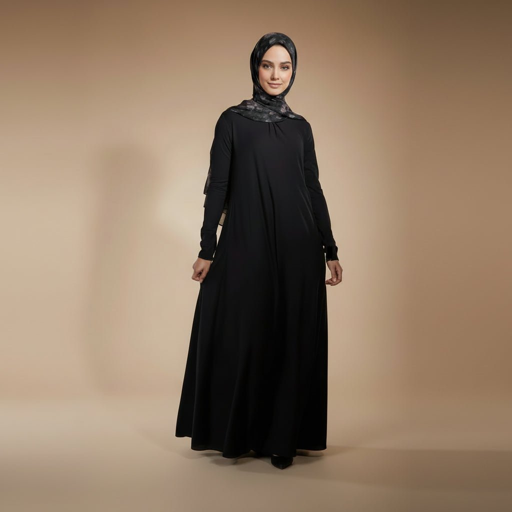 Robe évasée Premium Lenzing™ Modal en Natural Stretch (MA357)