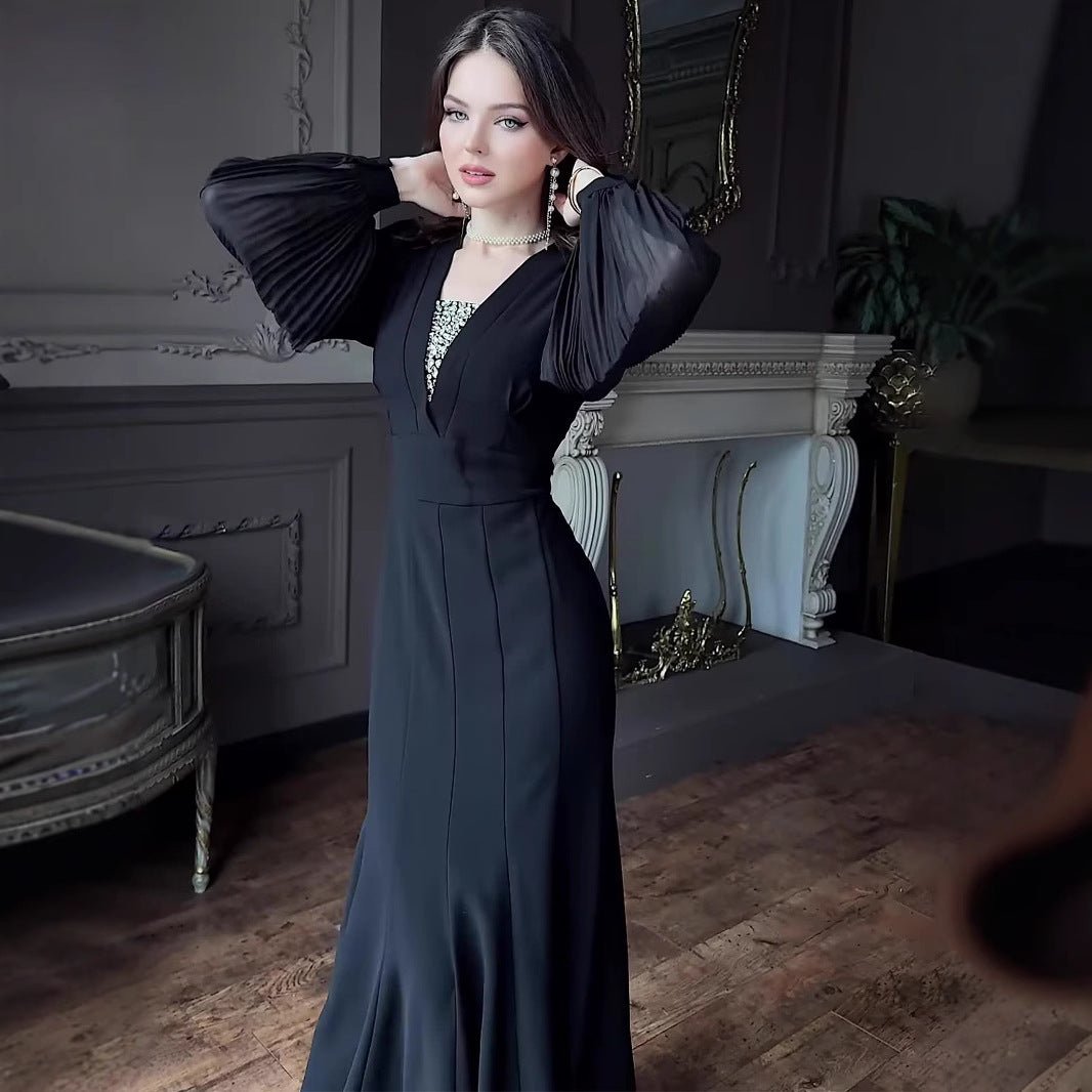 Robe habillée taille empire élégante (MS340)