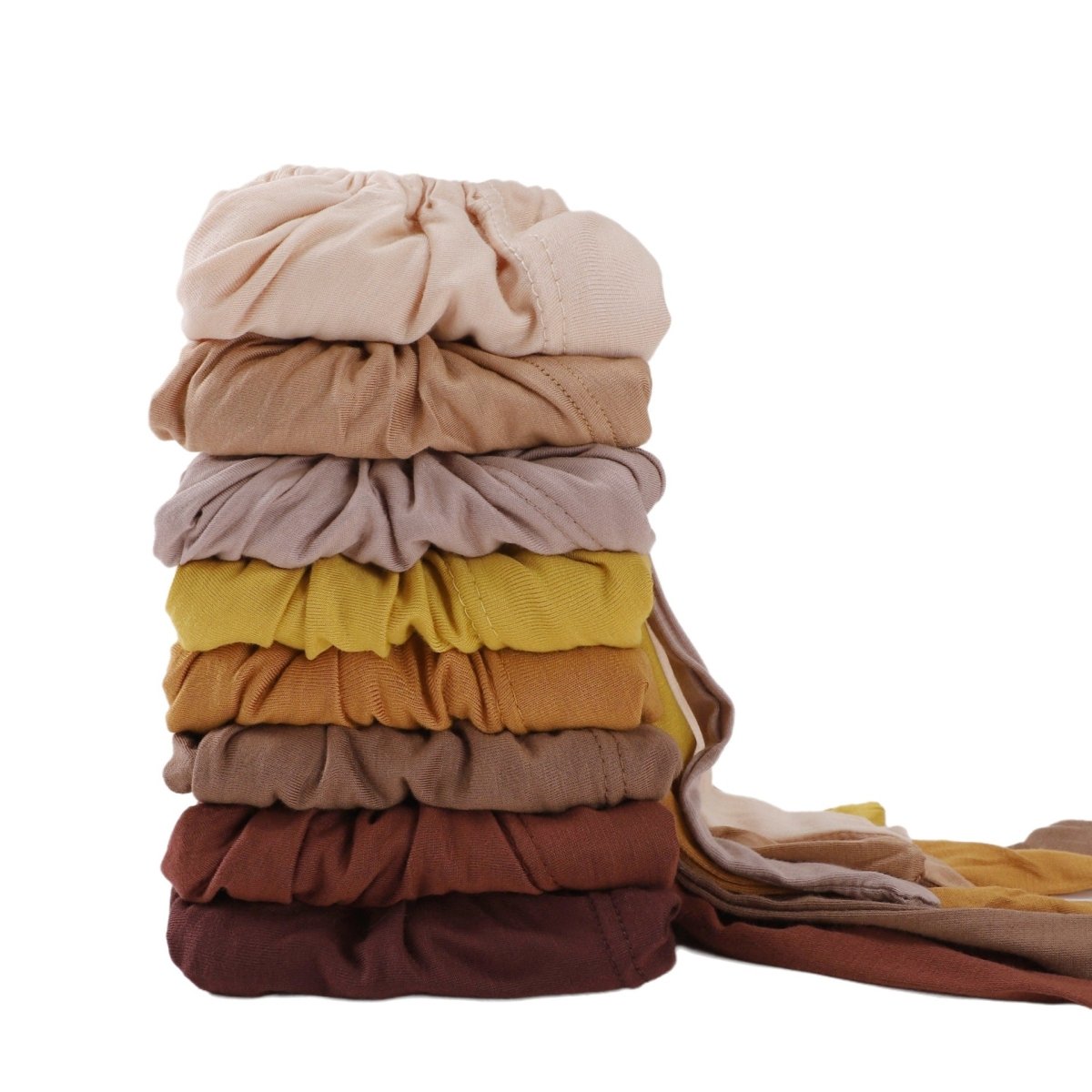 Bonnet Sous-Hijab en Coton Ajustable - Bandeau Respirant Anti-Glisse pour Hijab (MH125)