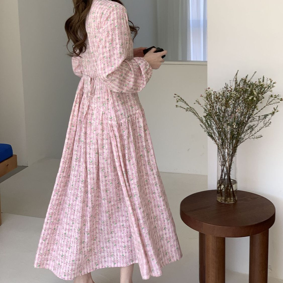 Robe Maxi Imprimé Floral (MS425)