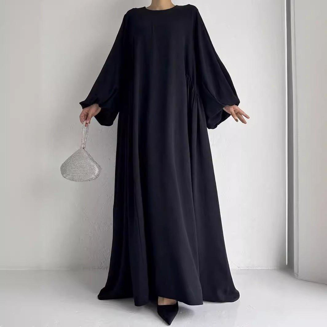 Abaya à manches ballon bouffantes Simple Puff (MA066)