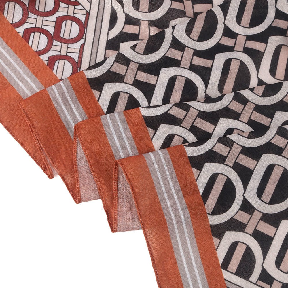 Foulard imprimé en coton twill (MH215)