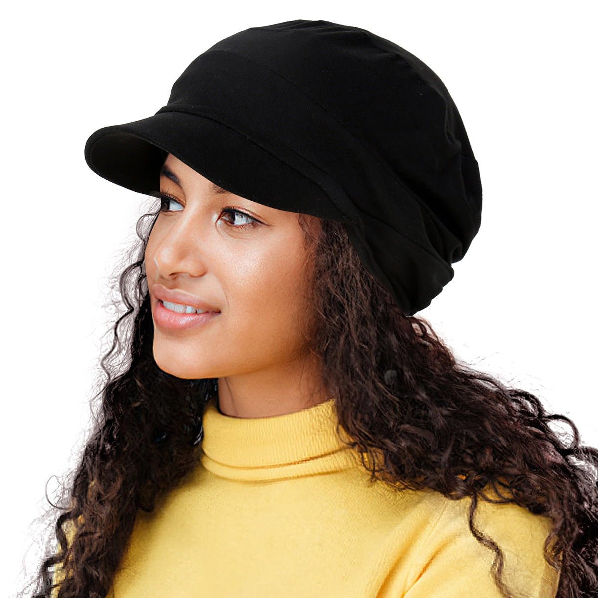 Hijab polyvalent, chapeau à bordure (MH108)