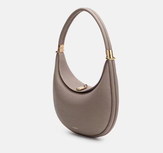 Sac Lune en cuir véritable, tendance et polyvalent (MAC069)
