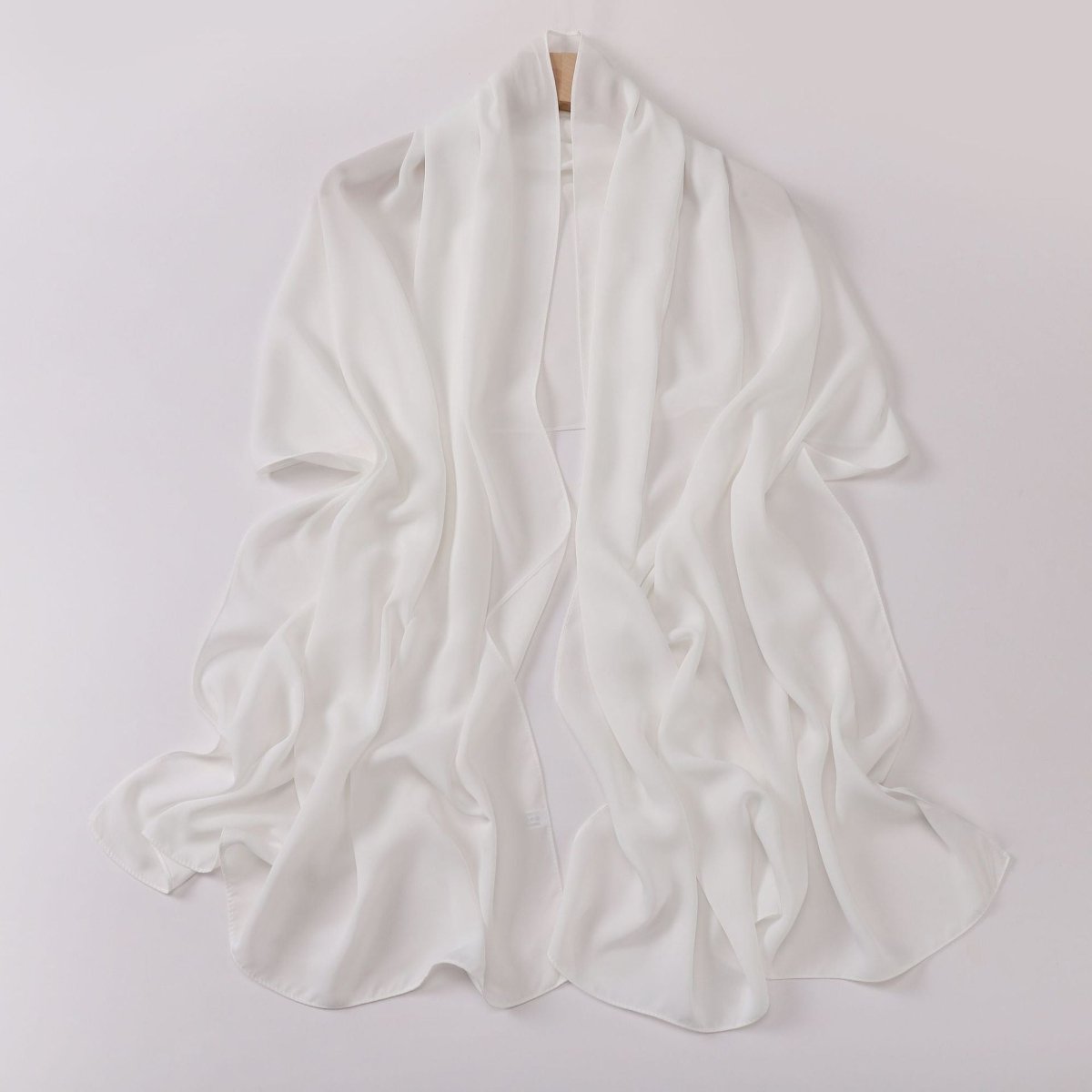Hijab Long Anti-Froissement Effet Soie (MH154)