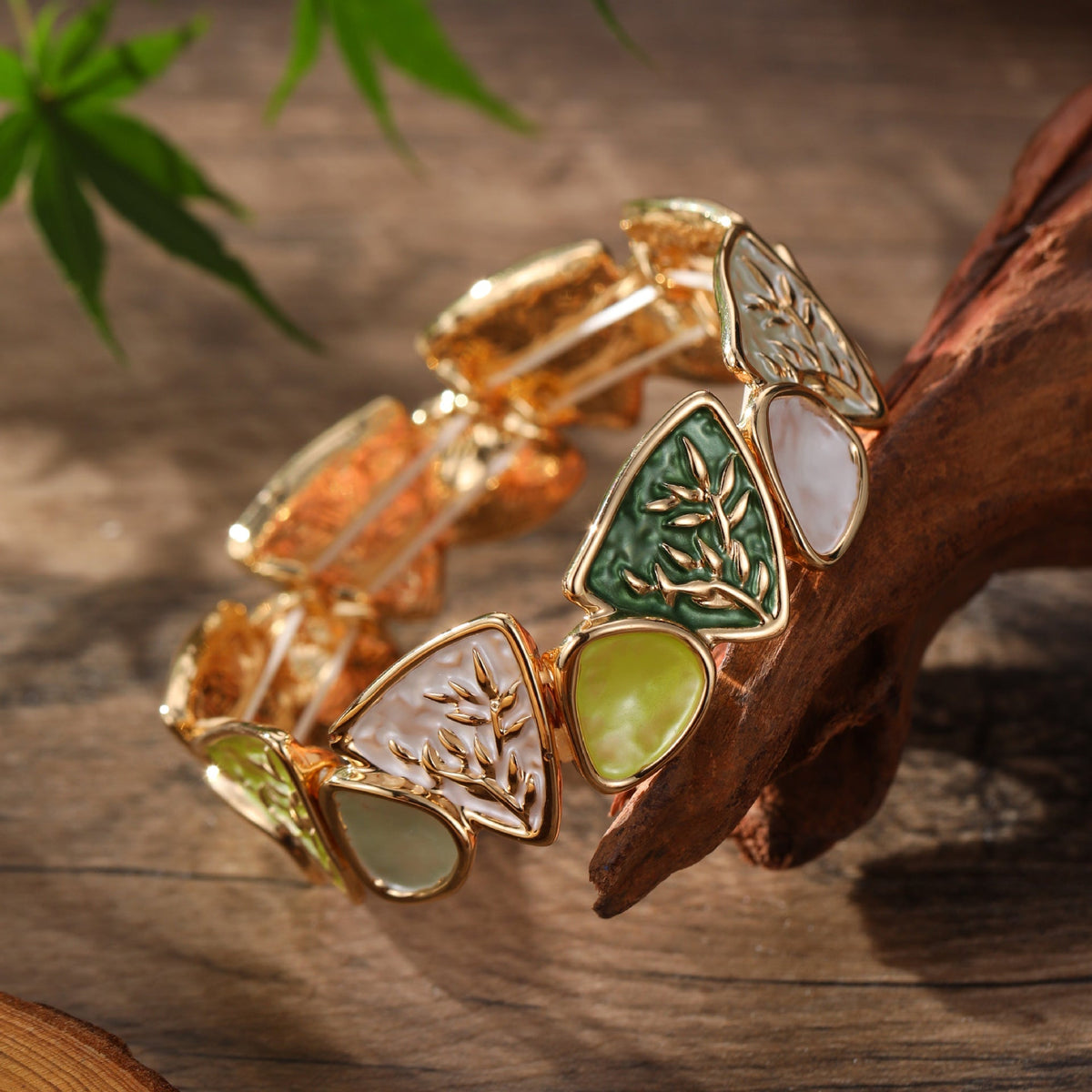 Bracelet Extensible Triangle Géométrique (MAC438)