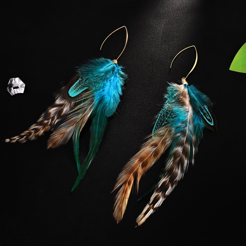 Boucles d'oreilles bohèmes Festival (MAC468)