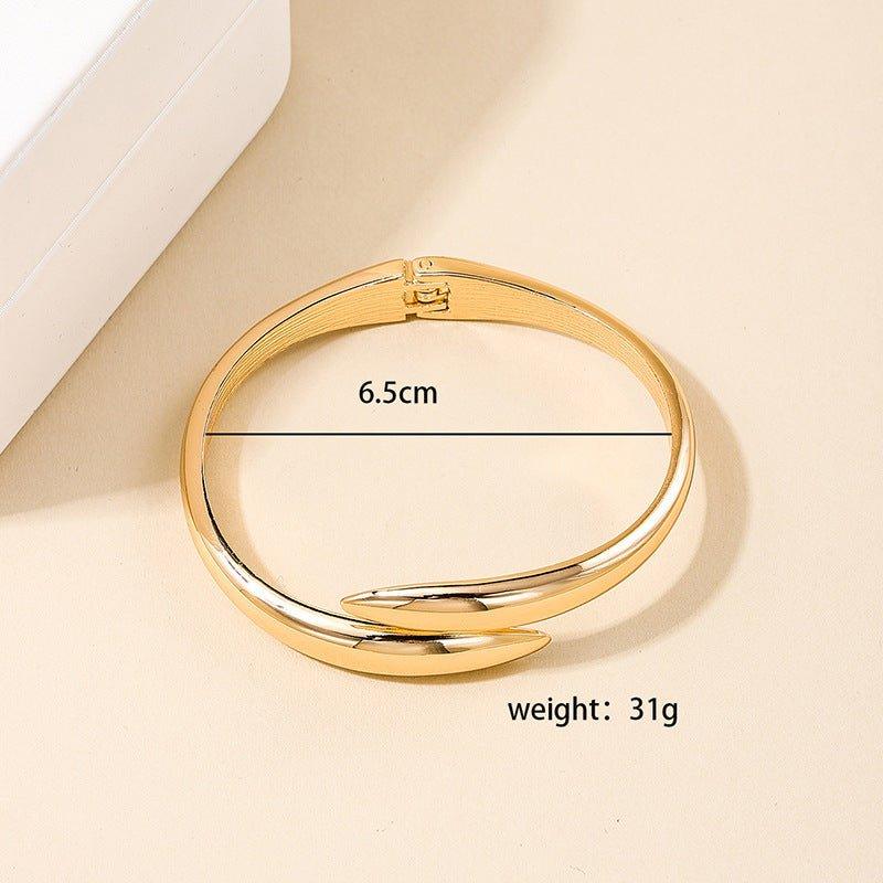 Bracelet Femme Simple à Ouverture Personnalisée MAC098