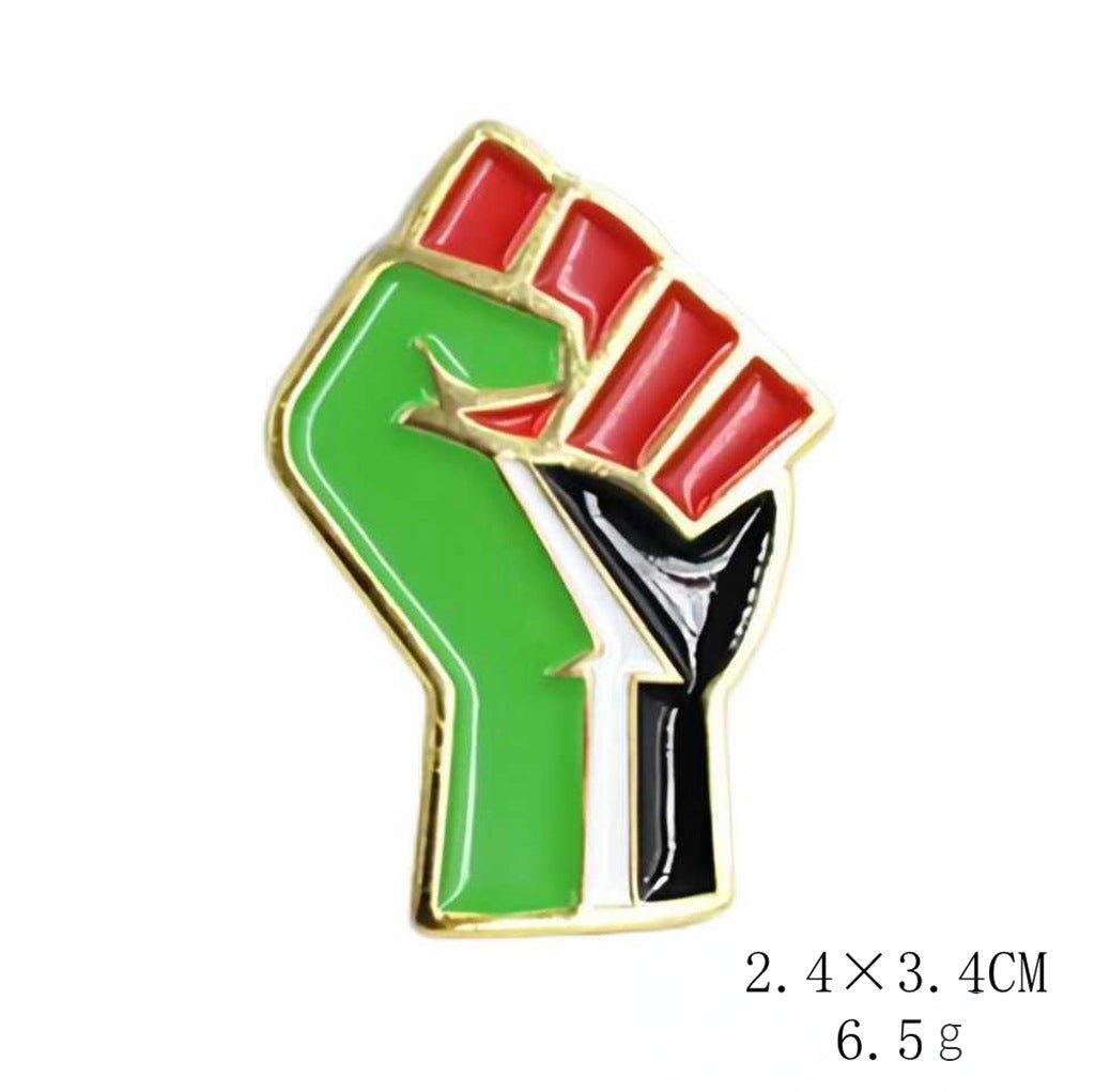 Épingle keffiyeh drapeau Free Palestine MAC105