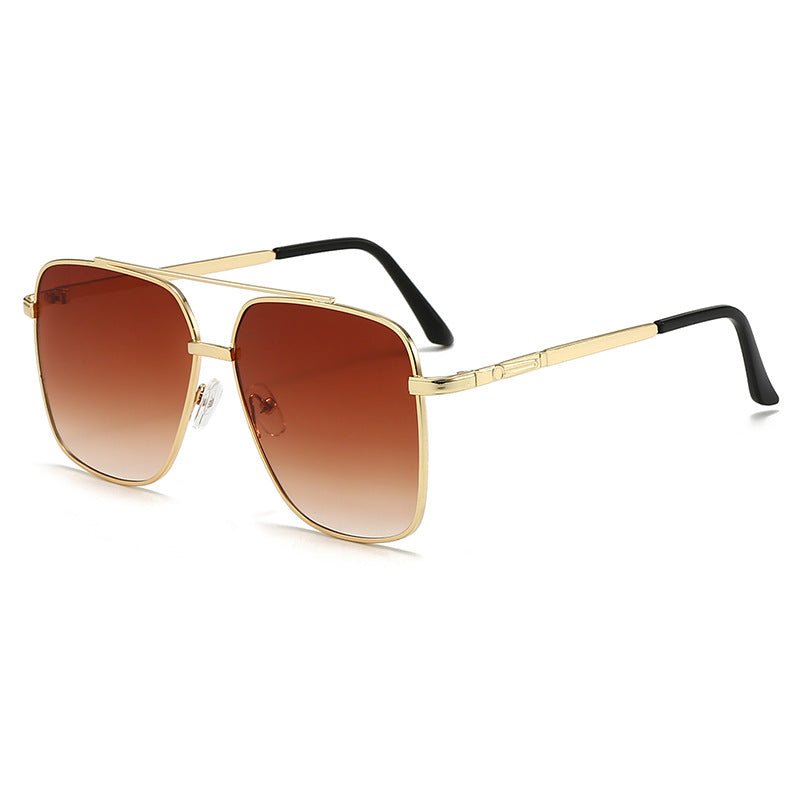 Lunettes de soleil vintage à double pont - Style rétro intemporel pour homme et femme (MAC265)