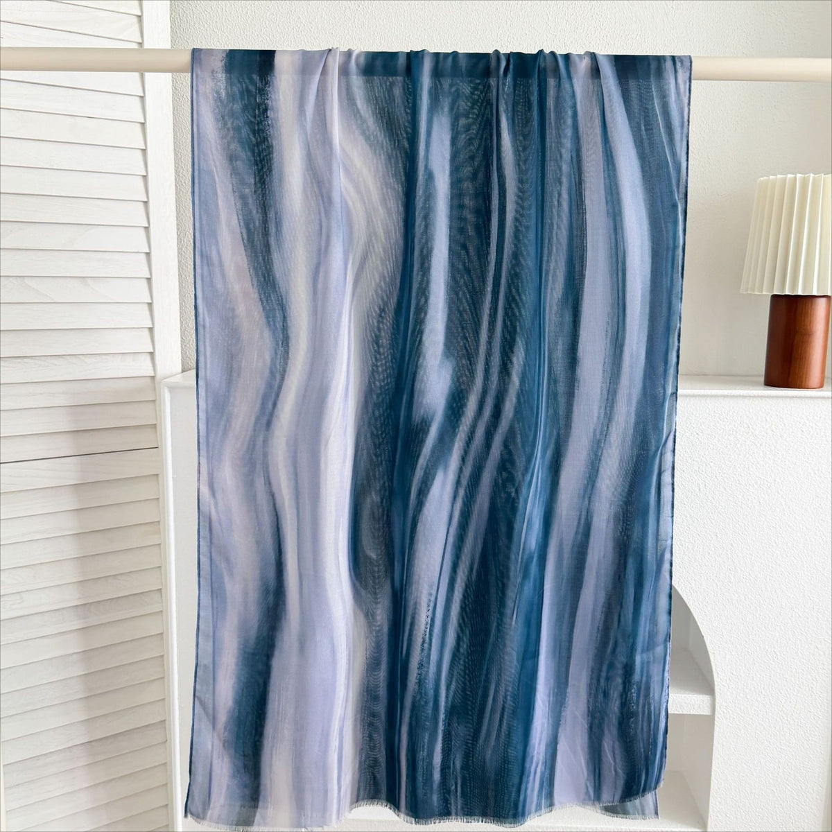 Foulard Hijab Léger Imprimé Aquarelle et Tie-Dye (MH257)