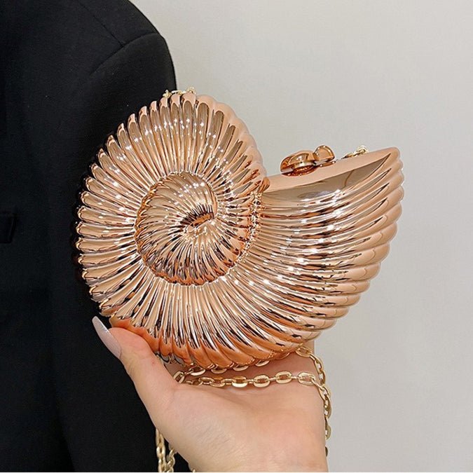 Sac pochette unique et chic inspiré du coquillage (MAC311)
