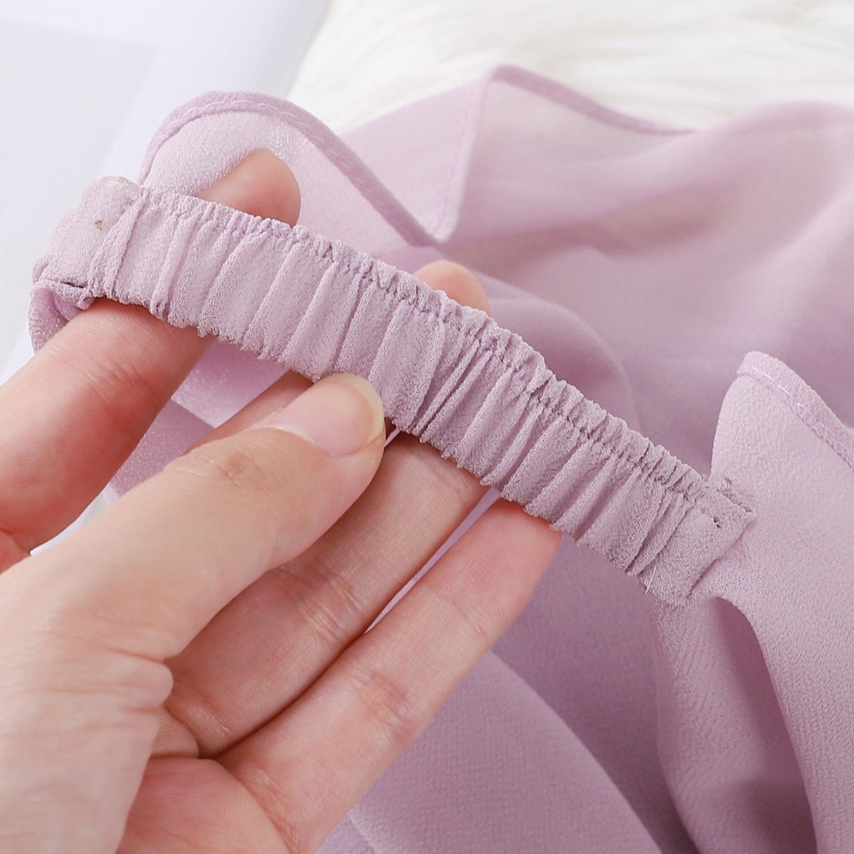 Hijab prêt-à-porter avec élastique ajustable (MH219)