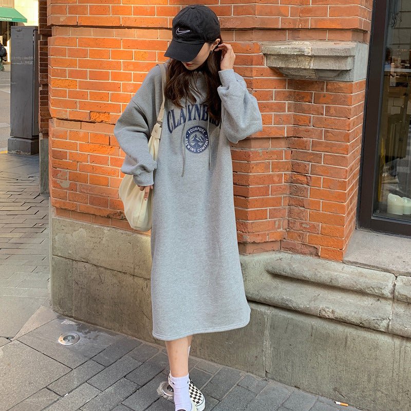 Sweat à capuche long, coupe ample et slim (MS074)