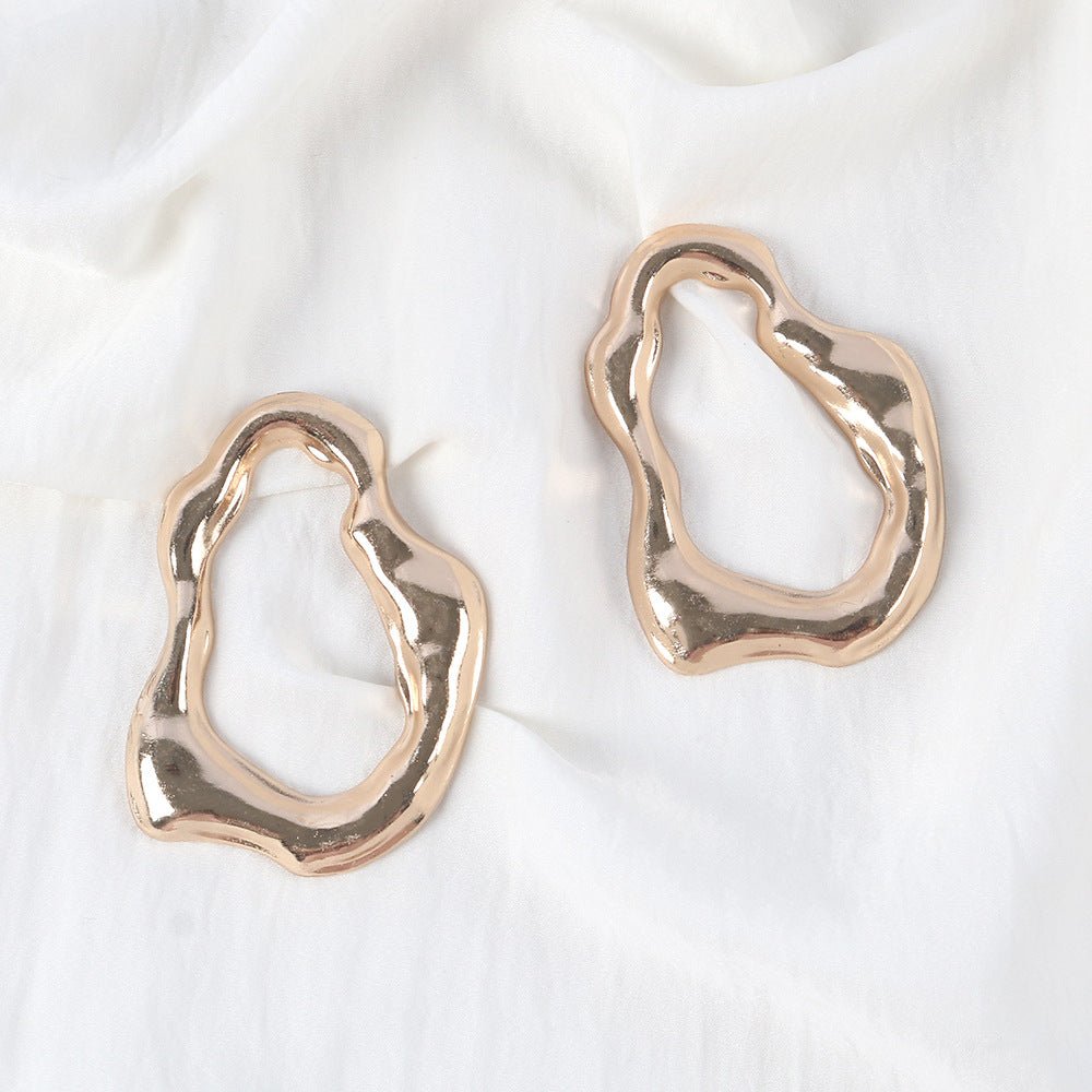 Bague en métal irrégulière pour hijab (MAC365)