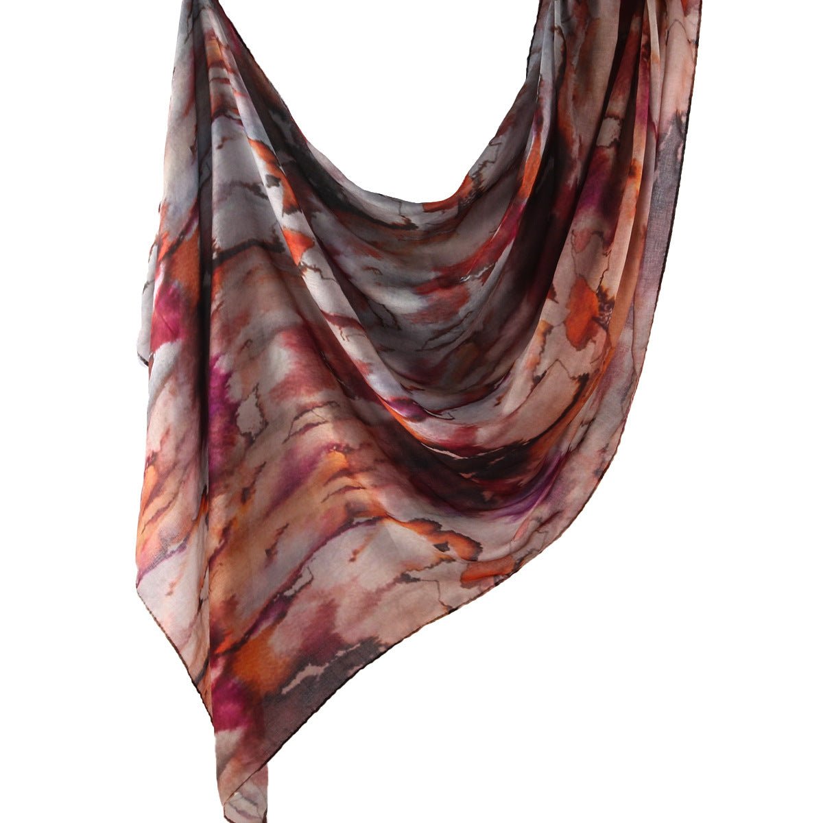 Hijab Imprimé Floral Aquarelle (MH103)
