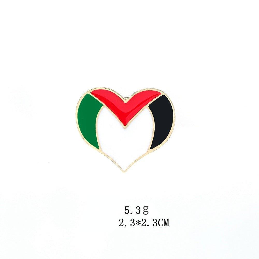 Épingle keffiyeh drapeau Free Palestine MAC105