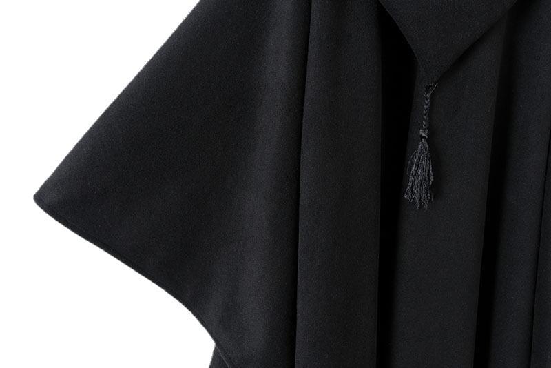 Manteau cape à capuche (MS208)