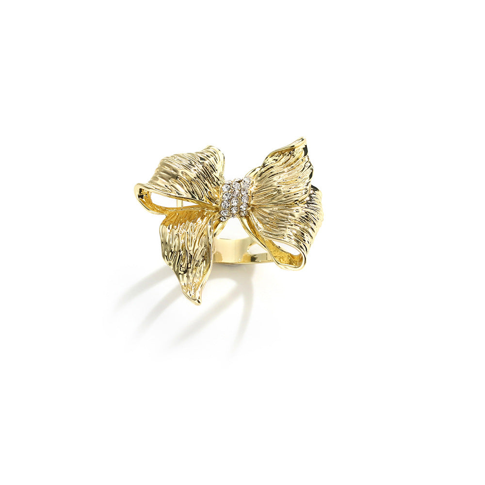 Bague Foulard Hijab Brodée à Nœud Polyvalente (MAC340)