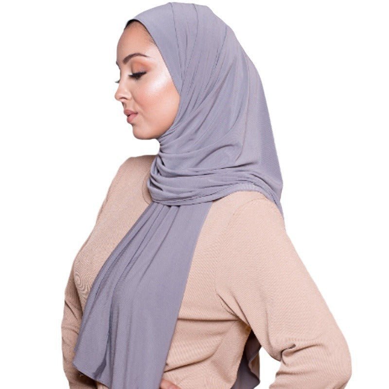 Hijab minimaliste polyvalent uni (MH190)