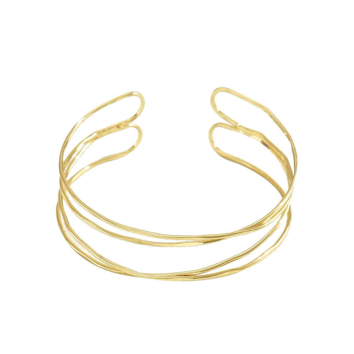 Bracelet manchette géométrique multicouche (MAC410)