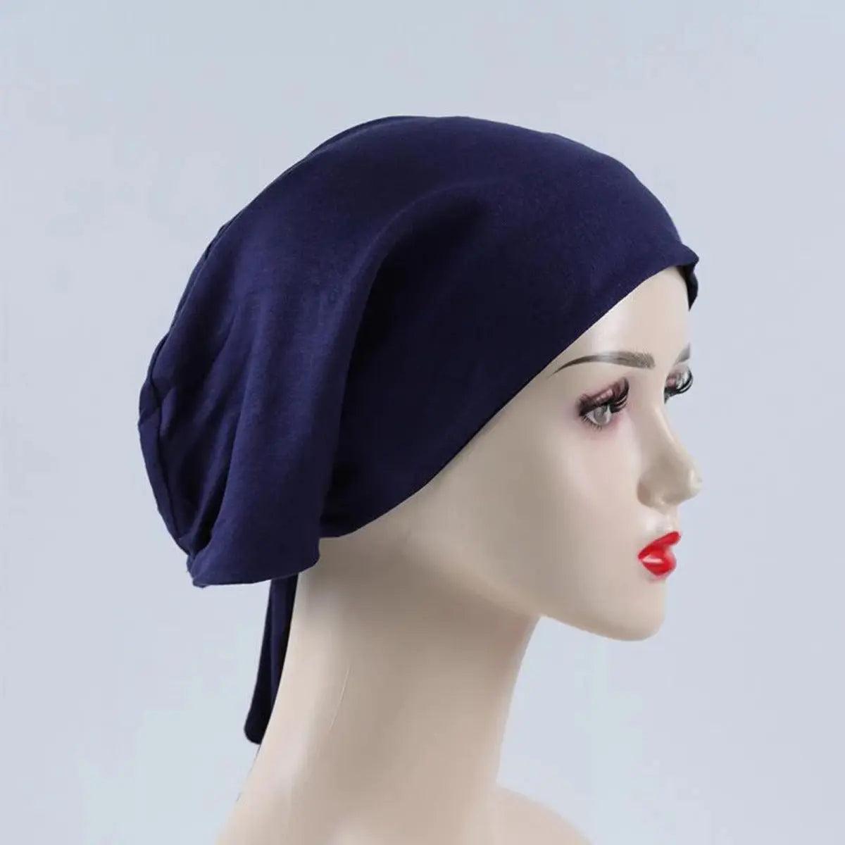 Sous-bonnet doublé en satin double couche (MH010)