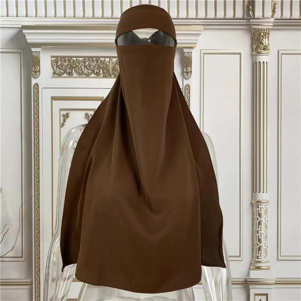 Niqab Nidha Doux - 10 Teintes Disponibles (MH016)