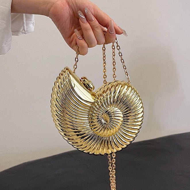 Sac pochette unique et chic inspiré du coquillage (MAC311)