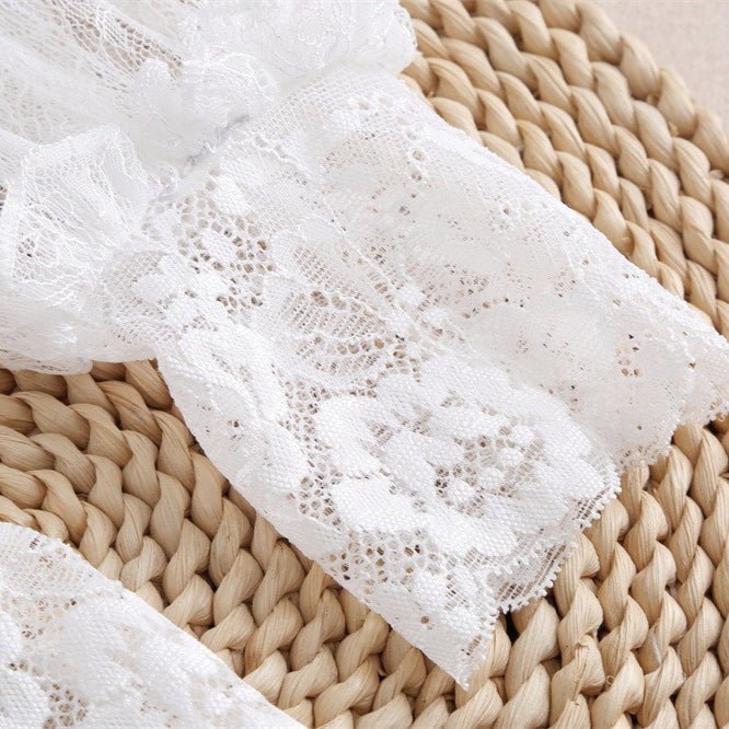Manches à poignets en dentelle plissée (MAC425)