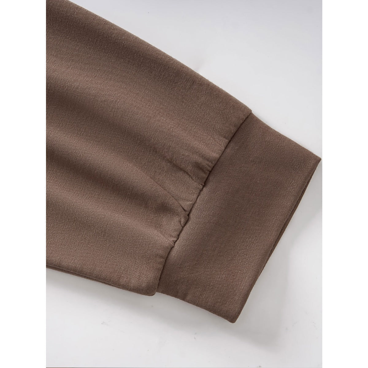 Robe Décontractée à Capuche avec Poche, Couleur Unie - Robe d'Intérieur Pudique à Manches Longues avec Capuche à Cordon (MA282)