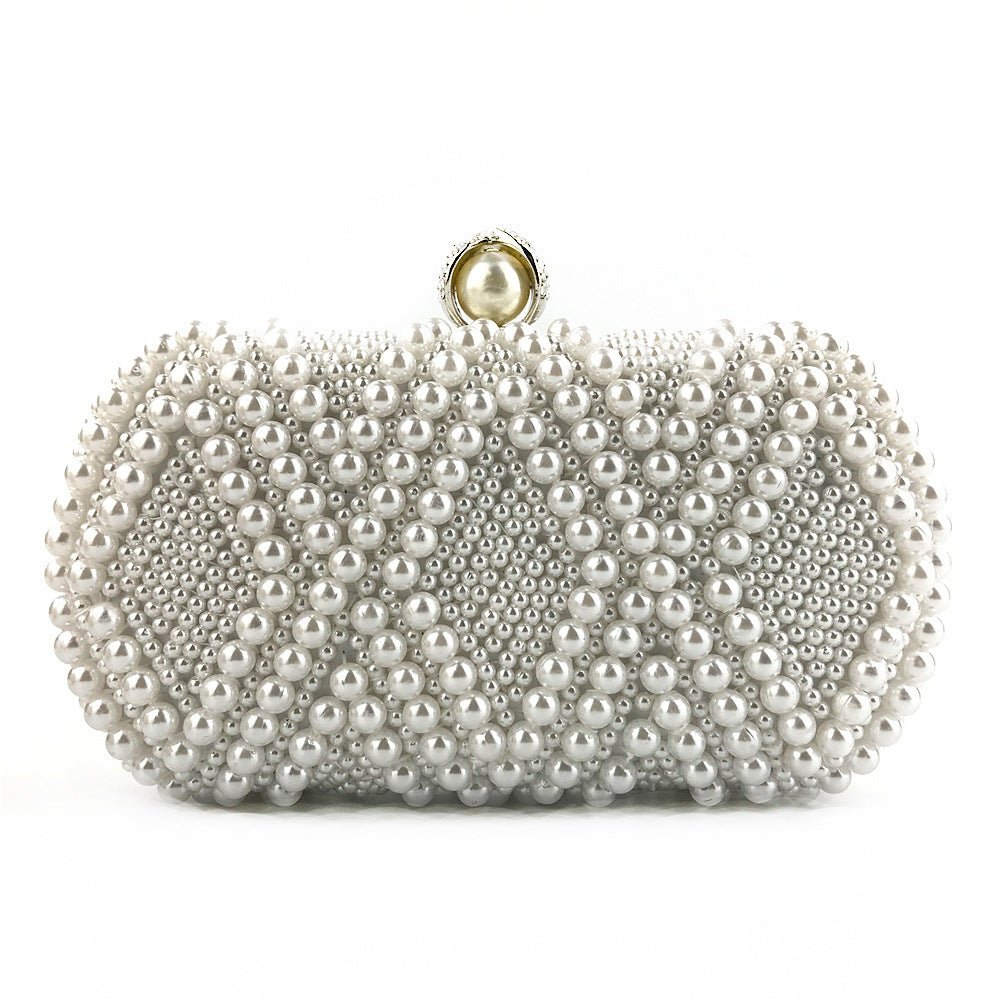 Sac à Main de Soirée Élégance en Perles Brodées à la Main (MAC286)