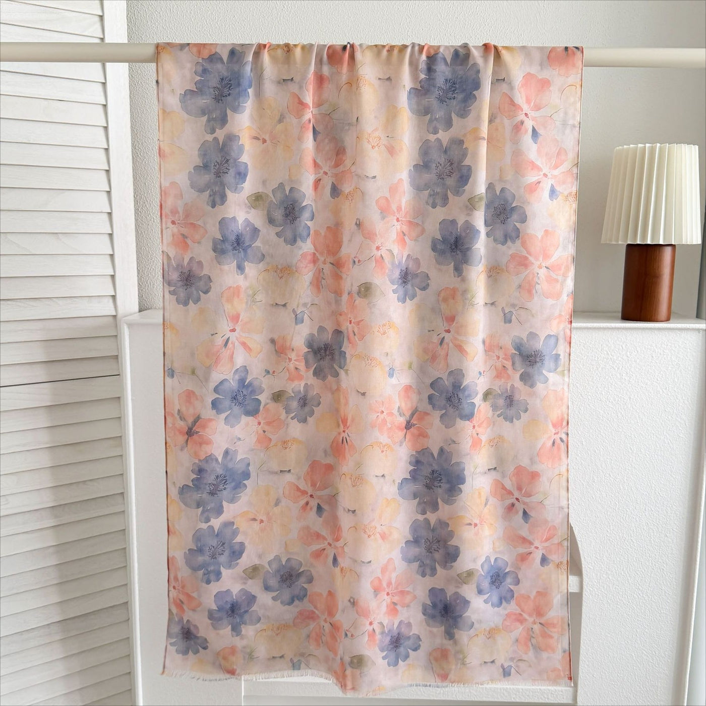 Foulard Hijab Léger Imprimé Aquarelle et Tie-Dye (MH257)