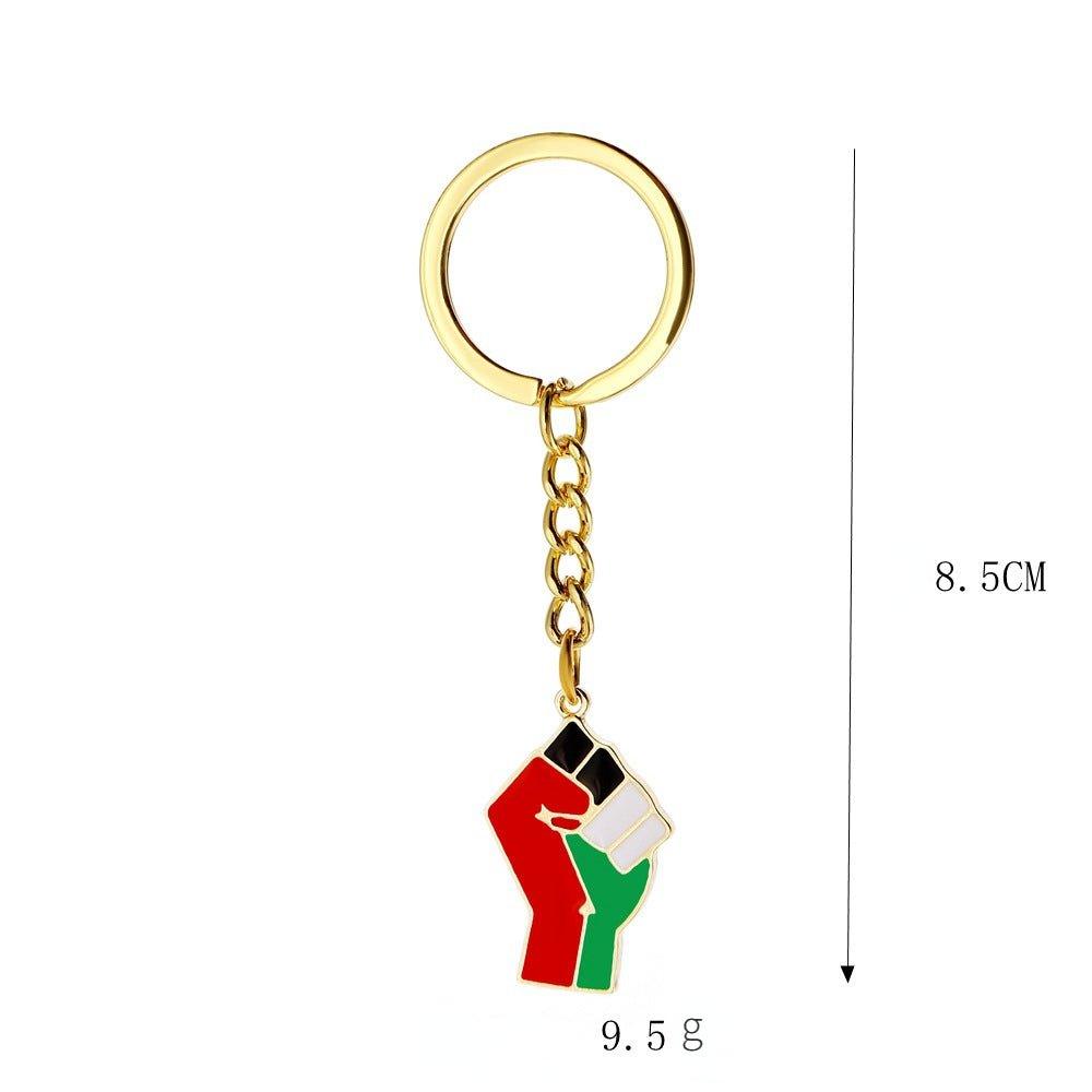 MAC106 Pendentif en métal Keffiyeh Free Pakistan