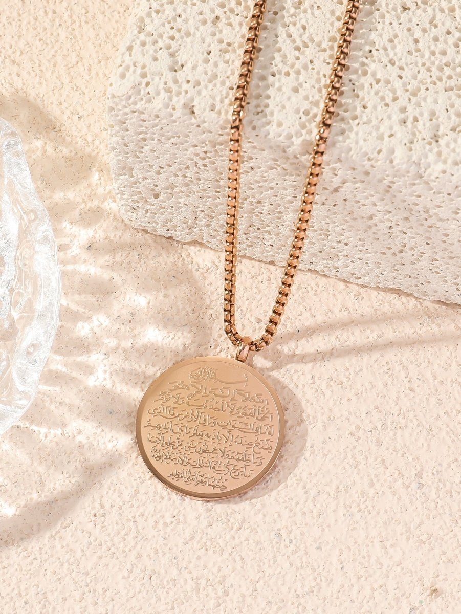Collier en Acier Titane Réversible (MAC224) (AVEC COFFRET CADEAU)