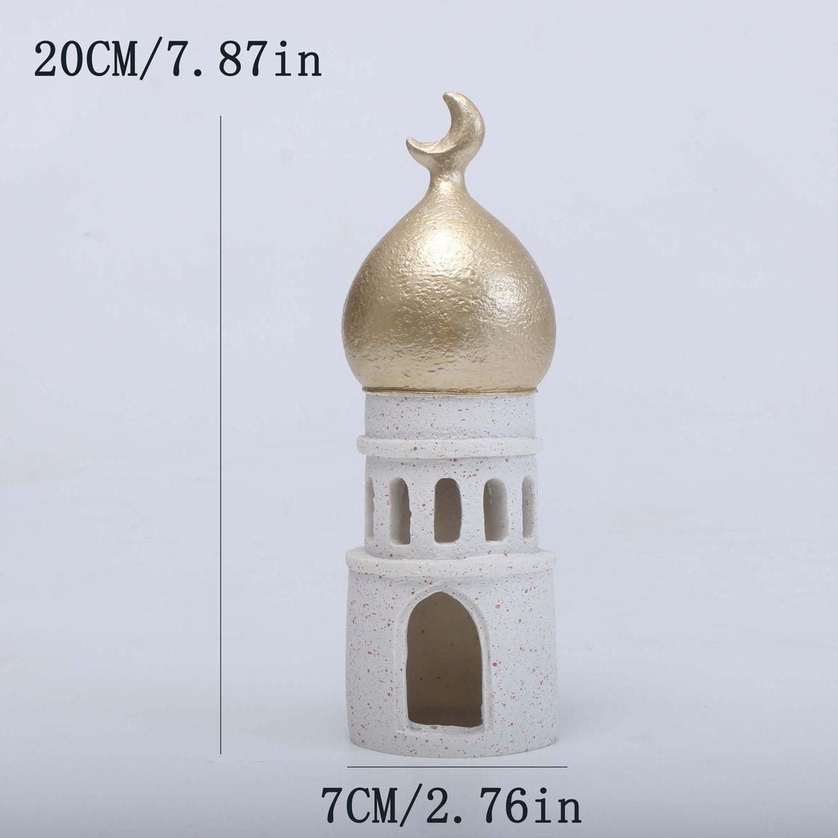 Ornement décoratif en résine Mosquée islamique (MAC396)