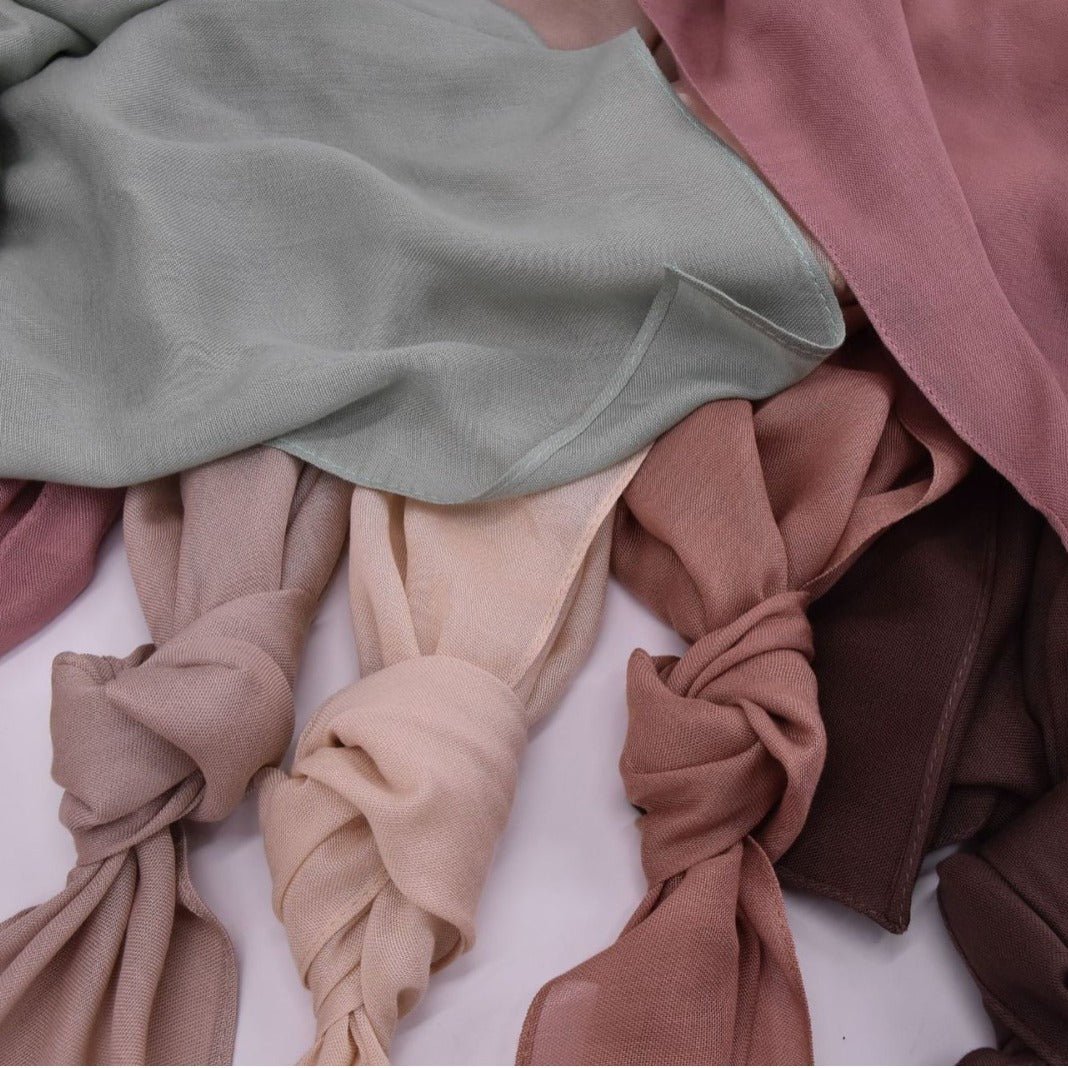Hijab Moderne Doux et Respirant | Hijab Uni Polyvalent (MH188)