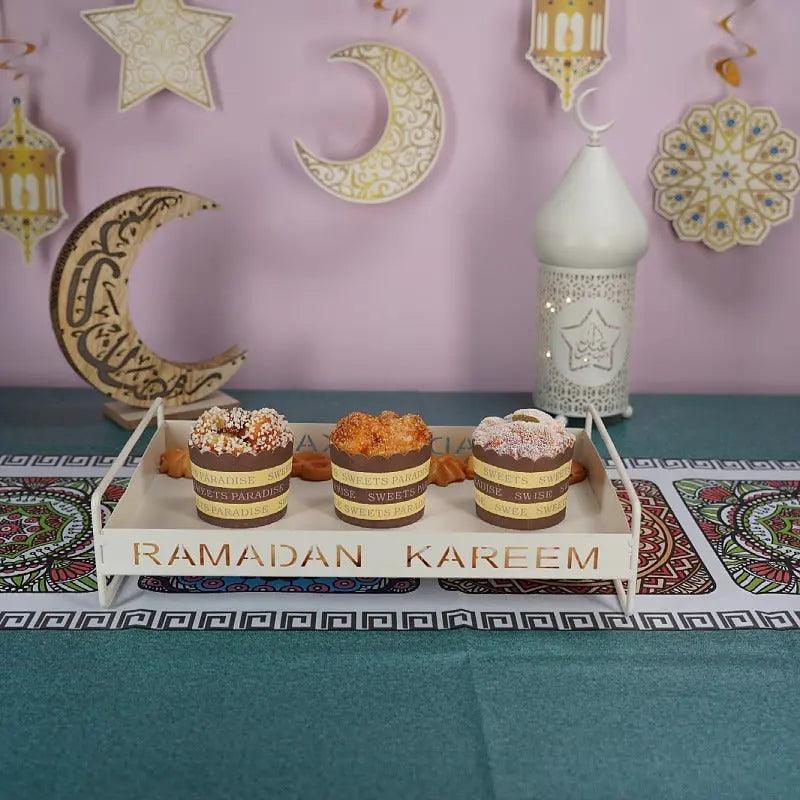 Plateau de fête Ramadan MR047 en fer