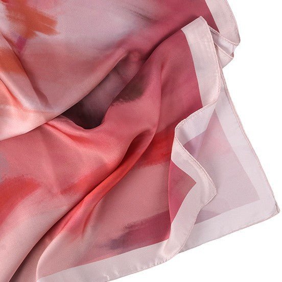 Foulard Hijab en Satin Imprimé | Foulard Hijab en Satin Imprimé (MH217)