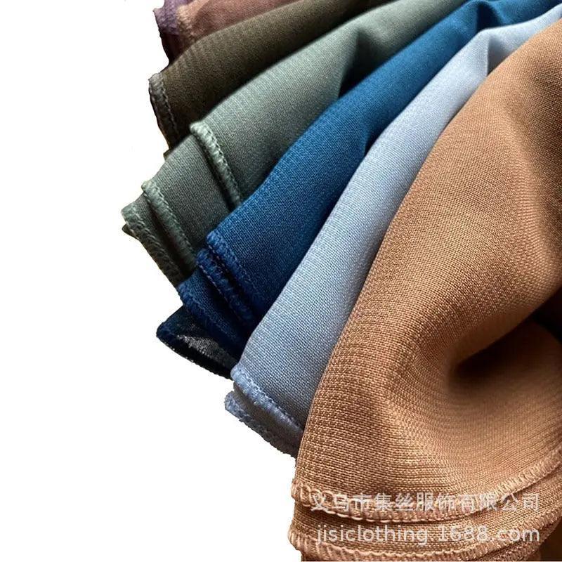 Écharpe hijab en mousseline de soie composite - Classics (MH021)