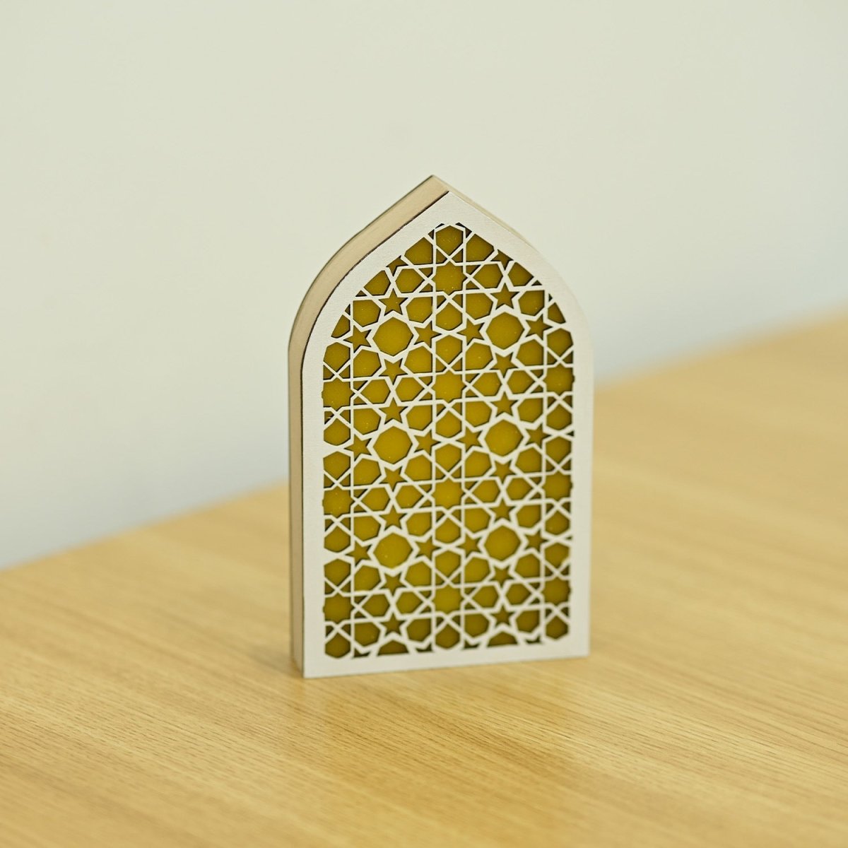 Décoration lumineuse LED en bois pour l'Aïd (MR070)
