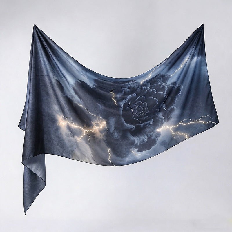 Foulard Hijab Imprimé Aquarelle (MH229)