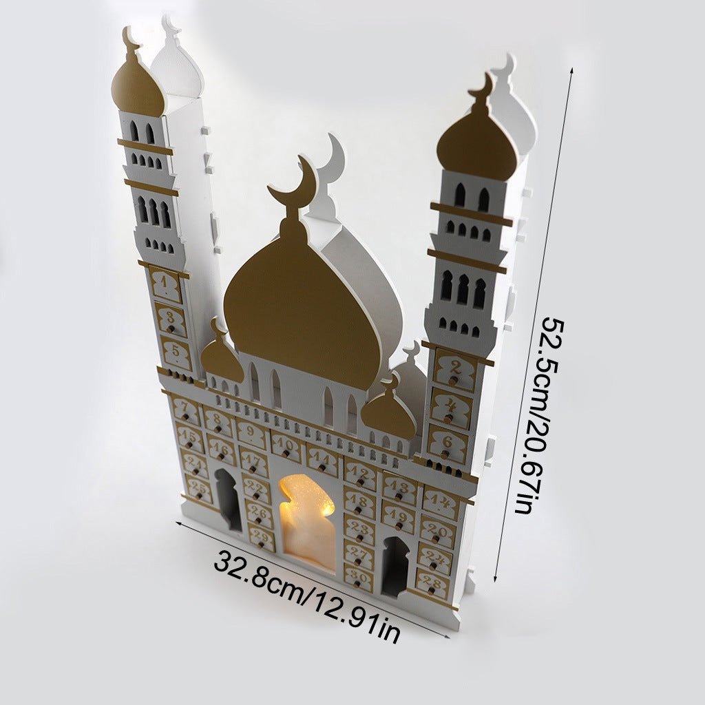 Château arabe en bois - Compte à rebours du Ramadan (MAC384)