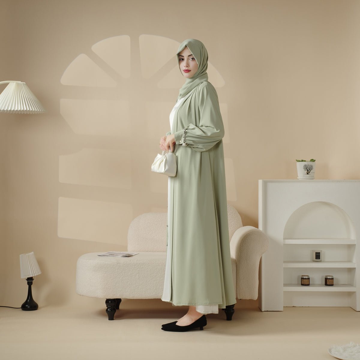 Cardigan Abaya, Abaya style occidental (MOA061)