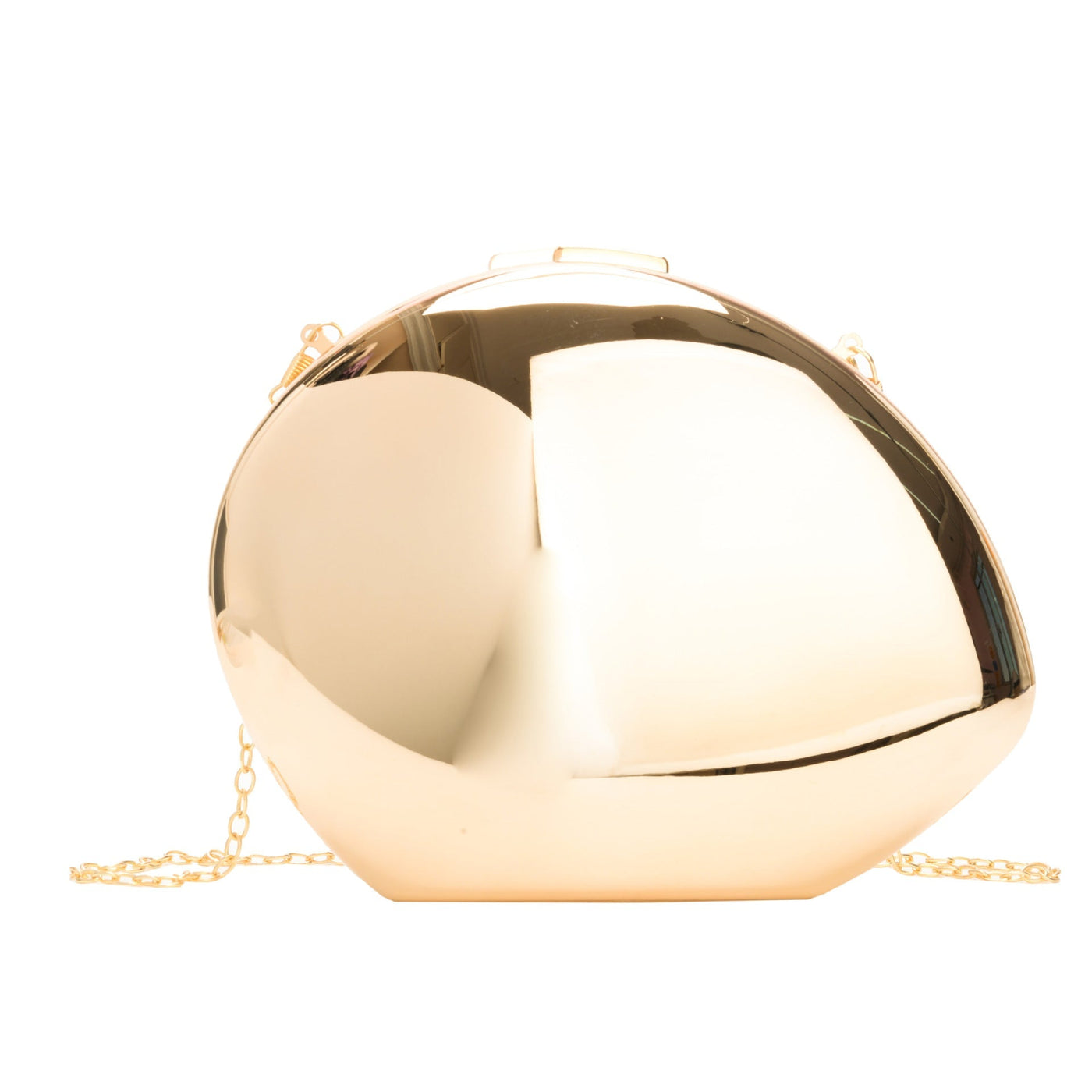 Sac cosmétique MAC160 en forme d'œuf d'oie, avec chaîne bandoulière en métal et acrylique