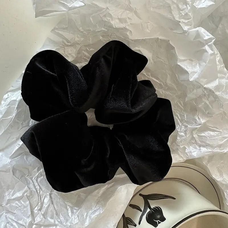 Chouchous hijab MAC009, accessoires cheveux fleur en velours