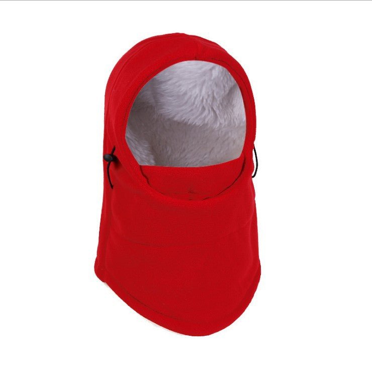Cagoule d'hiver doublée polaire | Masque de ski intégral avec capuche ajustable (MAC306)