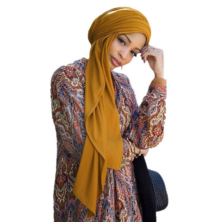 Écharpe Hijab en Tricot Extensible Respirant (MH189)